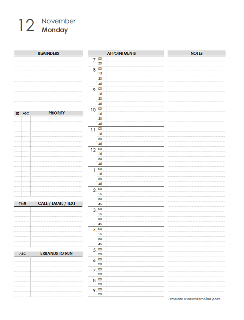 DAILY TO-DO LIST PLANNER